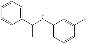 3-fluoro-N-(1-phenylethyl)aniline 结构式