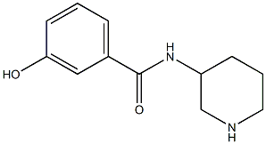 3-hydroxy-N-(piperidin-3-yl)benzamide 结构式