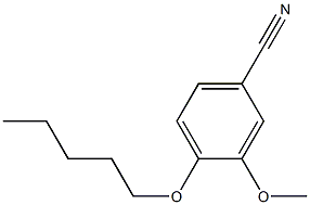 3-methoxy-4-(pentyloxy)benzonitrile 结构式