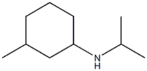 3-methyl-N-(propan-2-yl)cyclohexan-1-amine 结构式