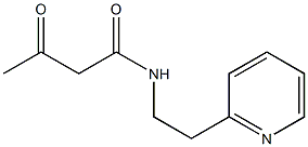 3-oxo-N-(2-pyridin-2-ylethyl)butanamide 结构式