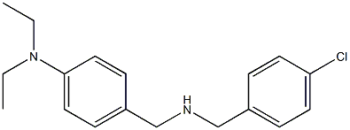 4-({[(4-chlorophenyl)methyl]amino}methyl)-N,N-diethylaniline 结构式