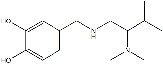 4-({[2-(dimethylamino)-3-methylbutyl]amino}methyl)benzene-1,2-diol 结构式