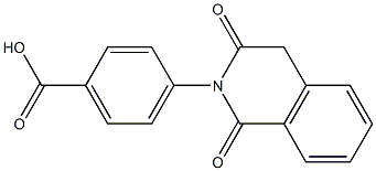 4-(1,3-dioxo-1,2,3,4-tetrahydroisoquinolin-2-yl)benzoic acid 结构式