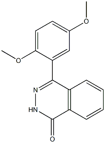 4-(2,5-dimethoxyphenyl)-1,2-dihydrophthalazin-1-one 结构式