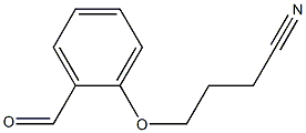 4-(2-formylphenoxy)butanenitrile 结构式