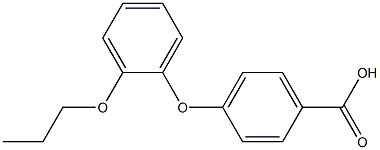 4-(2-propoxyphenoxy)benzoic acid 结构式