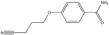 4-(3-cyanopropoxy)benzamide 结构式