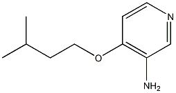 4-(3-methylbutoxy)pyridin-3-amine 结构式