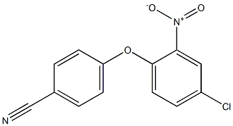 4-(4-chloro-2-nitrophenoxy)benzonitrile 结构式