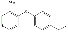 4-(4-methoxyphenoxy)pyridin-3-amine 结构式