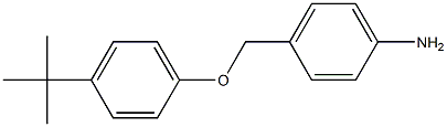 4-(4-tert-butylphenoxymethyl)aniline 结构式