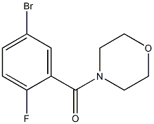 4-(5-bromo-2-fluorobenzoyl)morpholine 结构式