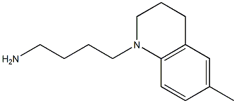 4-(6-methyl-3,4-dihydroquinolin-1(2H)-yl)butan-1-amine 结构式