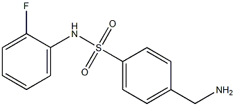 4-(aminomethyl)-N-(2-fluorophenyl)benzenesulfonamide 结构式