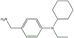 4-(aminomethyl)-N-cyclohexyl-N-ethylaniline 结构式