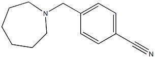 4-(azepan-1-ylmethyl)benzonitrile 结构式