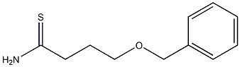 4-(benzyloxy)butanethioamide 结构式