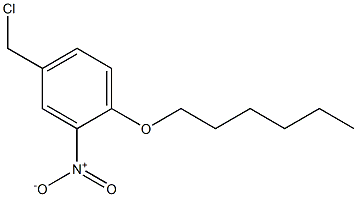 4-(chloromethyl)-1-(hexyloxy)-2-nitrobenzene 结构式
