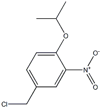4-(chloromethyl)-2-nitro-1-(propan-2-yloxy)benzene 结构式