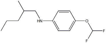 4-(difluoromethoxy)-N-(2-methylpentyl)aniline 结构式