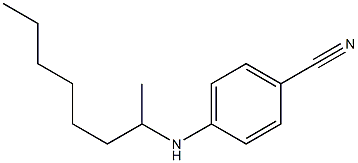4-(octan-2-ylamino)benzonitrile 结构式