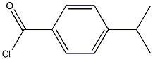 4-(propan-2-yl)benzoyl chloride 结构式