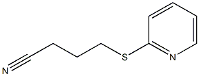 4-(pyridin-2-ylsulfanyl)butanenitrile 结构式