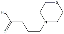 4-(thiomorpholin-4-yl)butanoic acid 结构式