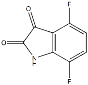 4,7-difluoro-1H-indole-2,3-dione 结构式