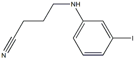 4-[(3-iodophenyl)amino]butanenitrile 结构式