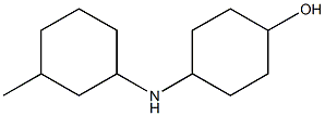 4-[(3-methylcyclohexyl)amino]cyclohexan-1-ol 结构式