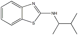 N-(3-methylbutan-2-yl)-1,3-benzothiazol-2-amine 结构式