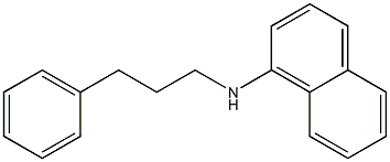 N-(3-phenylpropyl)naphthalen-1-amine 结构式