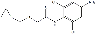 N-(4-amino-2,6-dichlorophenyl)-2-(cyclopropylmethoxy)acetamide 结构式