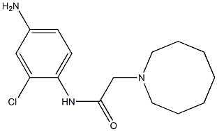 N-(4-amino-2-chlorophenyl)-2-(azocan-1-yl)acetamide 结构式