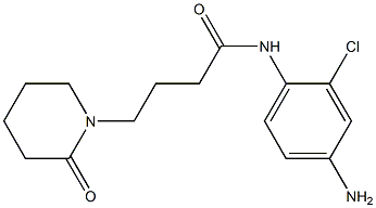 N-(4-amino-2-chlorophenyl)-4-(2-oxopiperidin-1-yl)butanamide 结构式