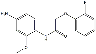 N-(4-amino-2-methoxyphenyl)-2-(2-fluorophenoxy)acetamide 结构式