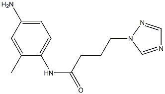 N-(4-amino-2-methylphenyl)-4-(1H-1,2,4-triazol-1-yl)butanamide 结构式