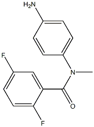 N-(4-aminophenyl)-2,5-difluoro-N-methylbenzamide 结构式