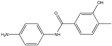 N-(4-aminophenyl)-3-hydroxy-4-methylbenzamide 结构式