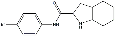 N-(4-bromophenyl)octahydro-1H-indole-2-carboxamide 结构式