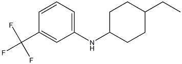 N-(4-ethylcyclohexyl)-3-(trifluoromethyl)aniline 结构式