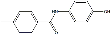 N-(4-hydroxyphenyl)-4-methylbenzamide 结构式