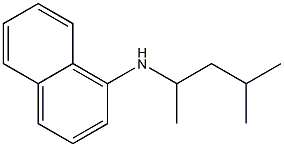 N-(4-methylpentan-2-yl)naphthalen-1-amine 结构式