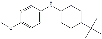 N-(4-tert-butylcyclohexyl)-6-methoxypyridin-3-amine 结构式