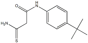 N-(4-tert-butylphenyl)-2-carbamothioylacetamide 结构式