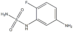 N-(5-amino-2-fluorophenyl)sulfamide 结构式