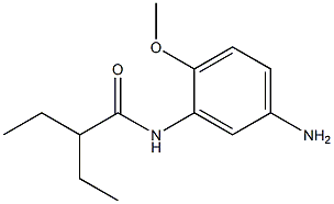 N-(5-amino-2-methoxyphenyl)-2-ethylbutanamide 结构式