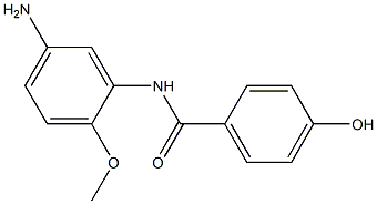 N-(5-amino-2-methoxyphenyl)-4-hydroxybenzamide 结构式